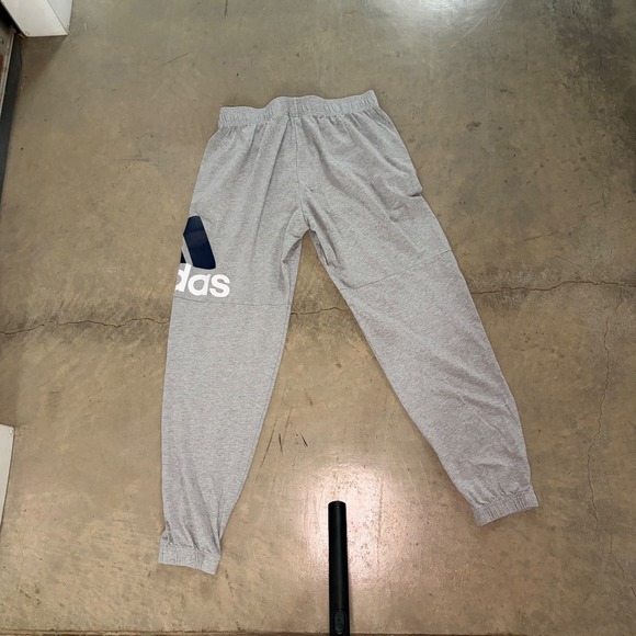 Adidas Sweatpants Mens Medium Gray Good Logo Joggers Track Pants - Picture 2 of 6